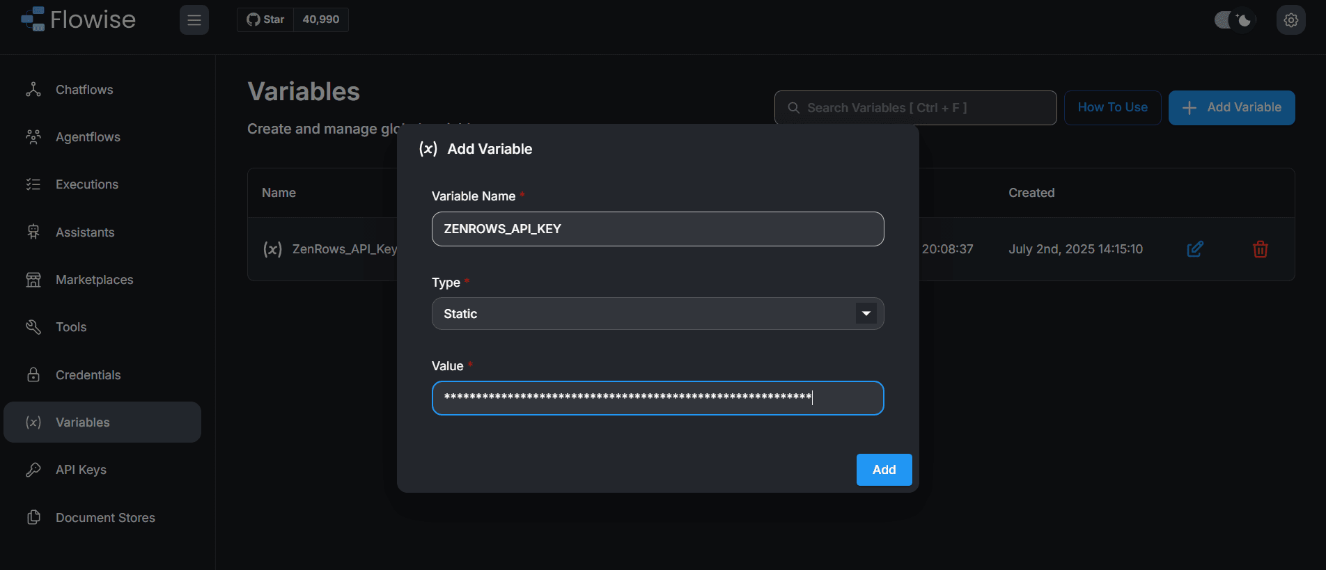 zenrows-api-key-variable