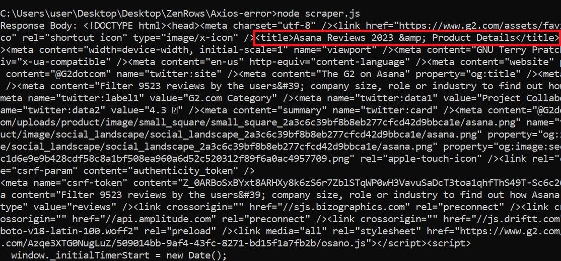 ZenRows website access